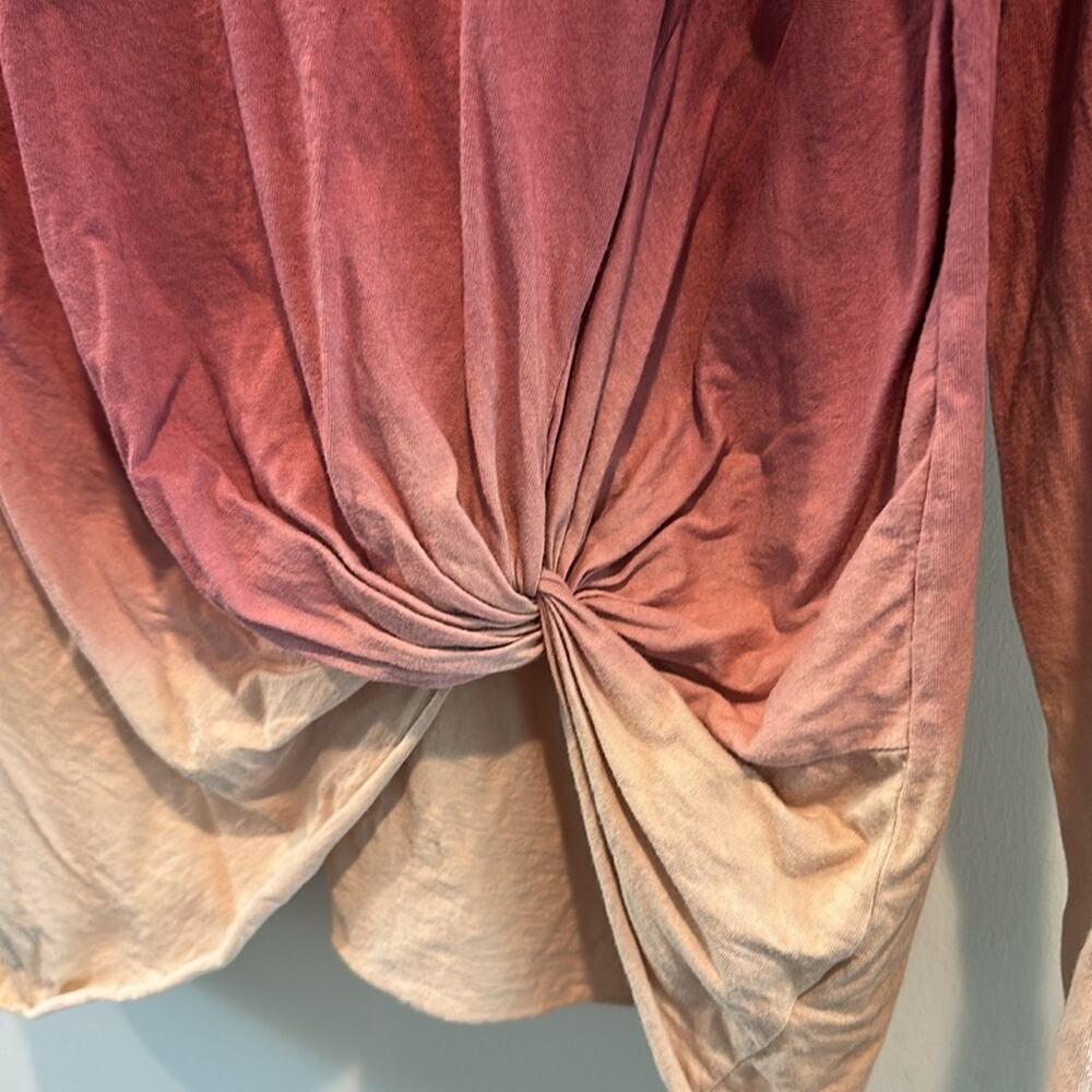 Umgee Medium Ombre Twist Front Long Sleeve Top - Picture 6 of 11